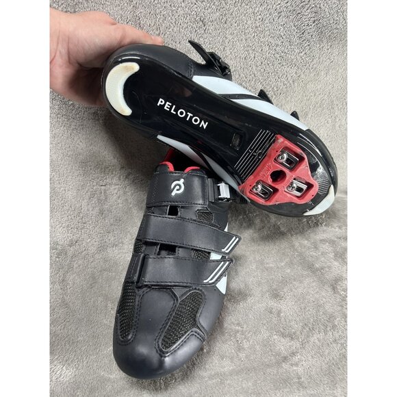 Peloton Altos cycling shoes 41 unisex US Women’s 9.5 men's 8 black red Sneakers - Picture 10 of 14
